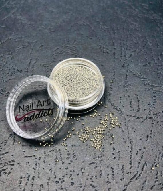 Caviar Beads Small Silver