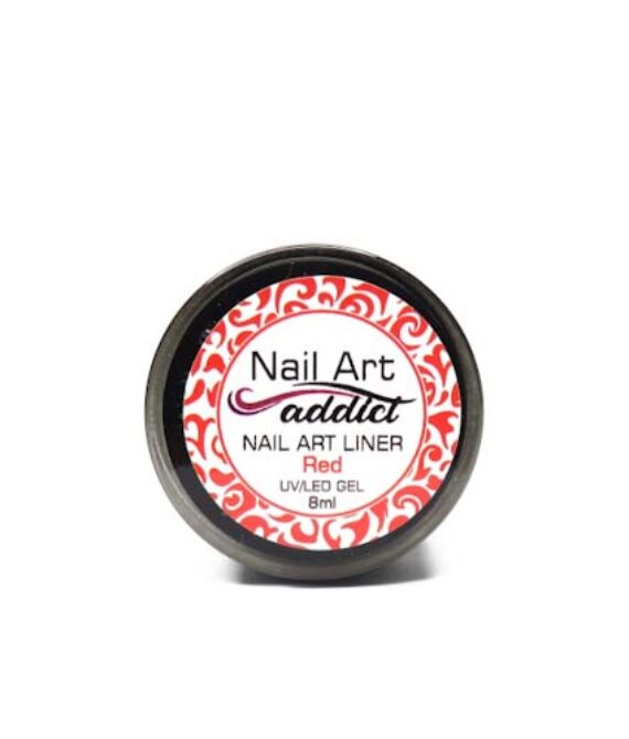 Nail Art Liner Gel Red