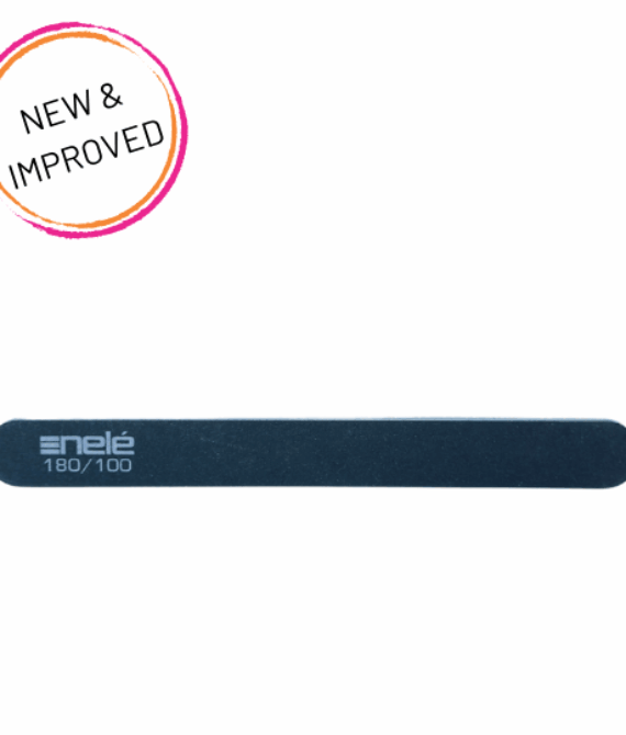 Nele Nail File Straight Black 180/100grit